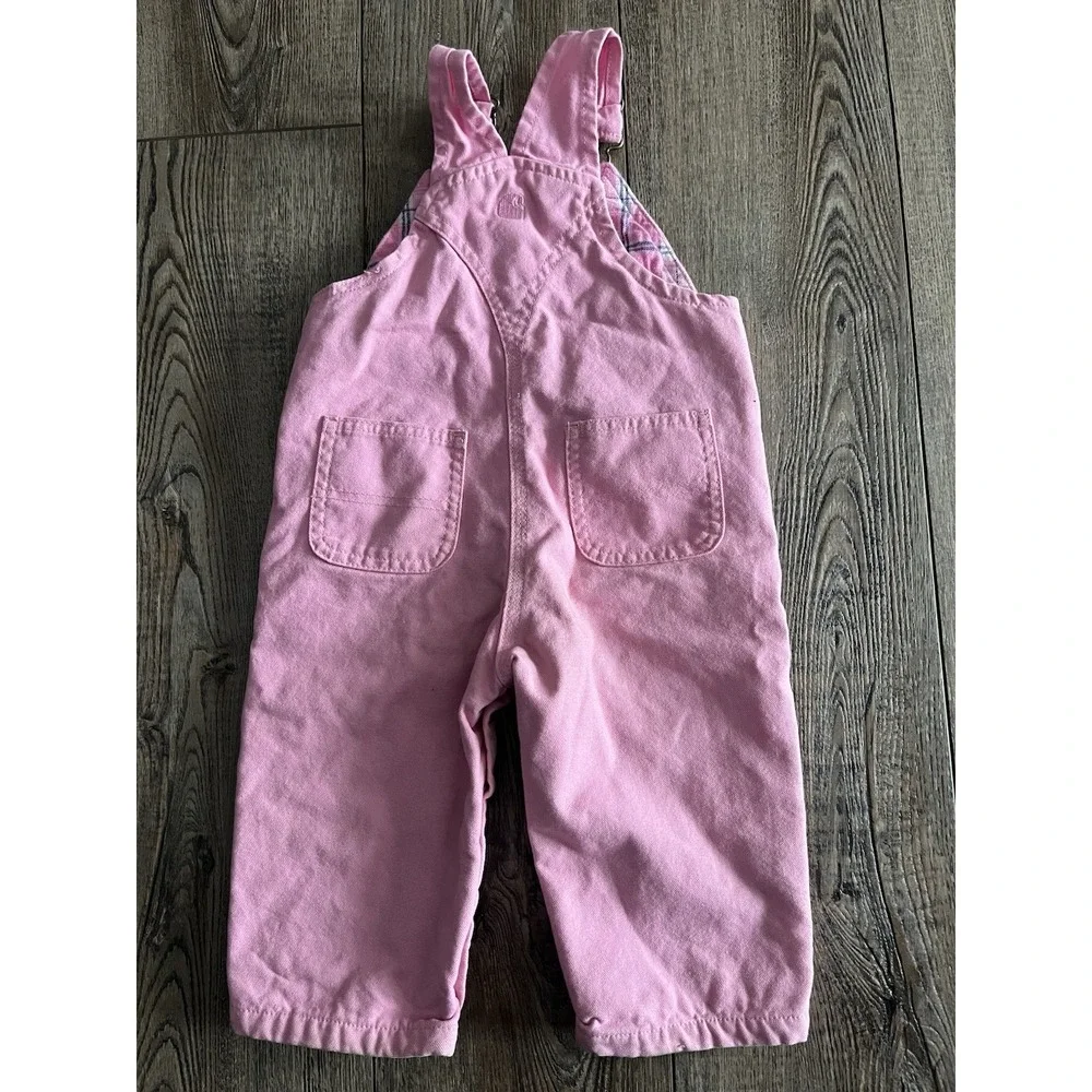 Carhartt Bibs Girls Size 12 Months Lined